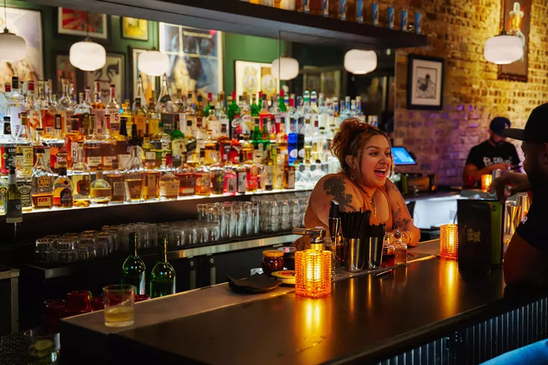Image: black swan saloon in east dallas