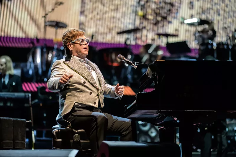 Image: After canceling his shows, Sir Elton is over his bout with COVID and playing two nights this week.