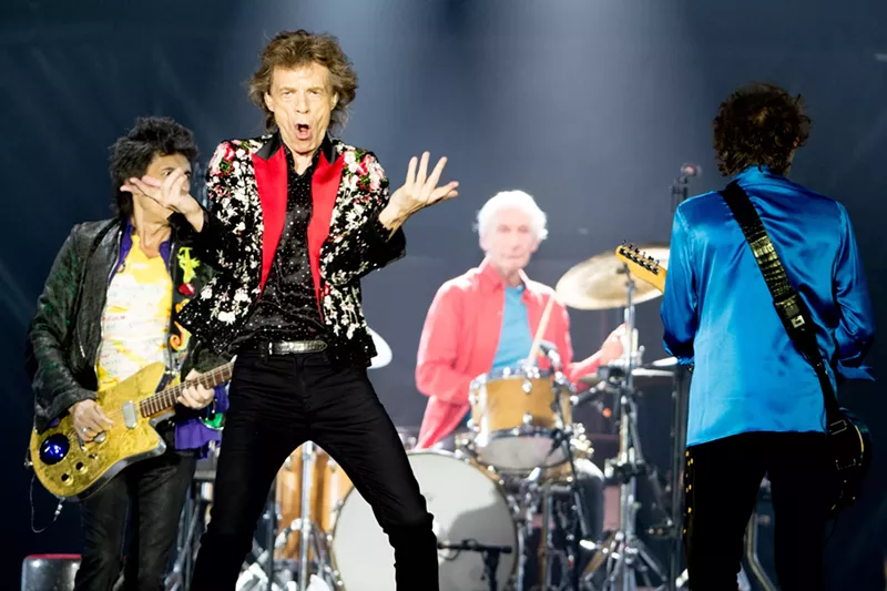 Image: The Rolling Stones play Tuesday night at the Cotton Bowl in Fair Park.