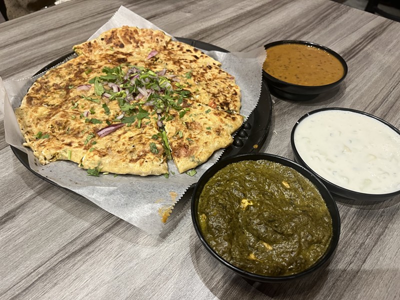 First Look: 101 Styles of Indian Paratha in Irving | Dallas Observer