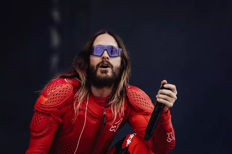 Image: Jared Leto and his band 30 Seconds to Mars had one of the standout sets at ACL this weekend.