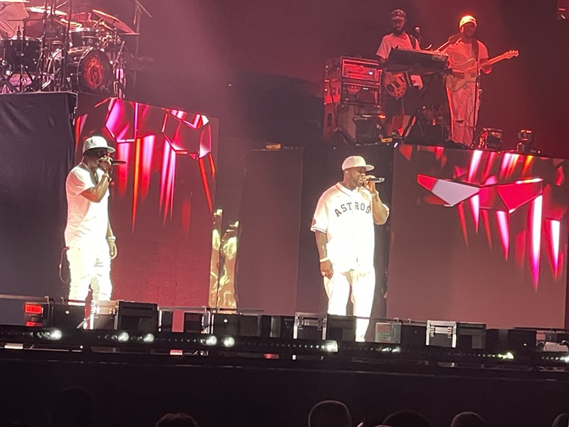 50 Cent took us to "da club" on Friday night with a show with Busta Rhymes in Dallas.