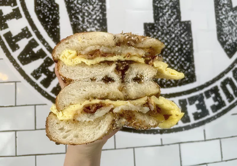 Image: You've got to hand it to Sclafani's NY Bagels.