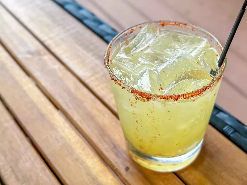 Image: margarita on a table.