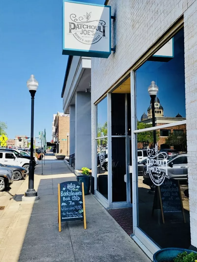 Image: Patchouli Joe’s is located off the square in Denton.