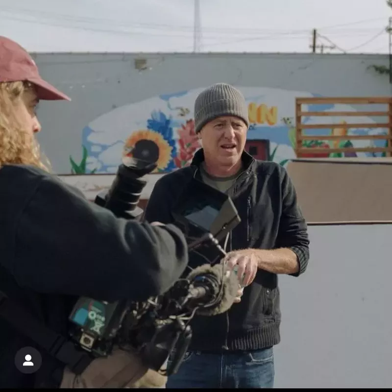 Image: Mike Crum, an ex-pro skater and co-founder of 4DWN, is one of the subjects of a documentary about the skatepark and nonprofit.