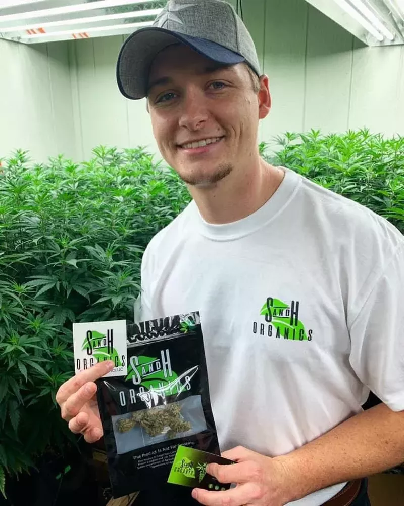 Image: Hunter Robinson ran his hemp business legally and still had his product confiscated by the police.