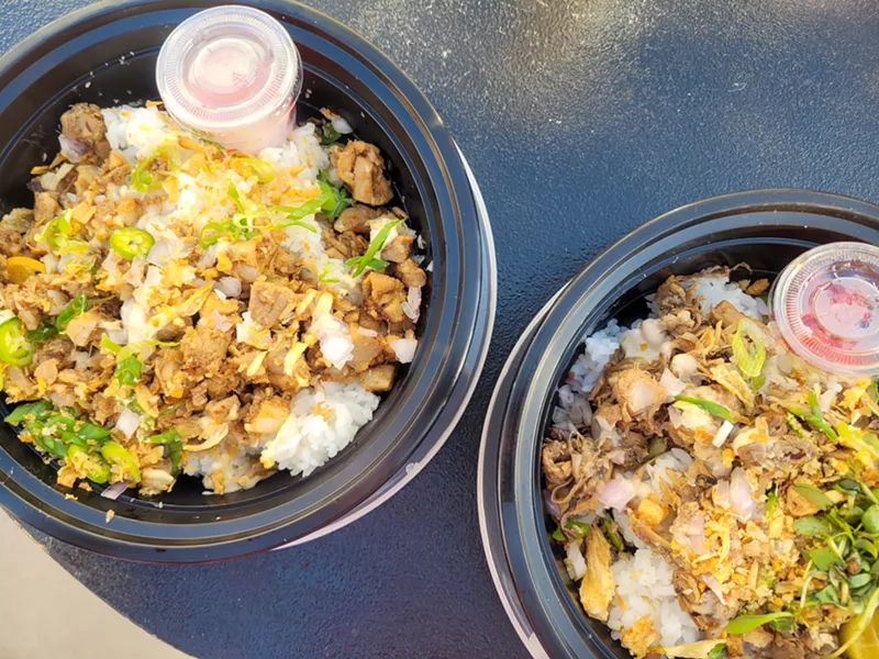 Image: Ulam Dallas’ pork and vegetable sisig.