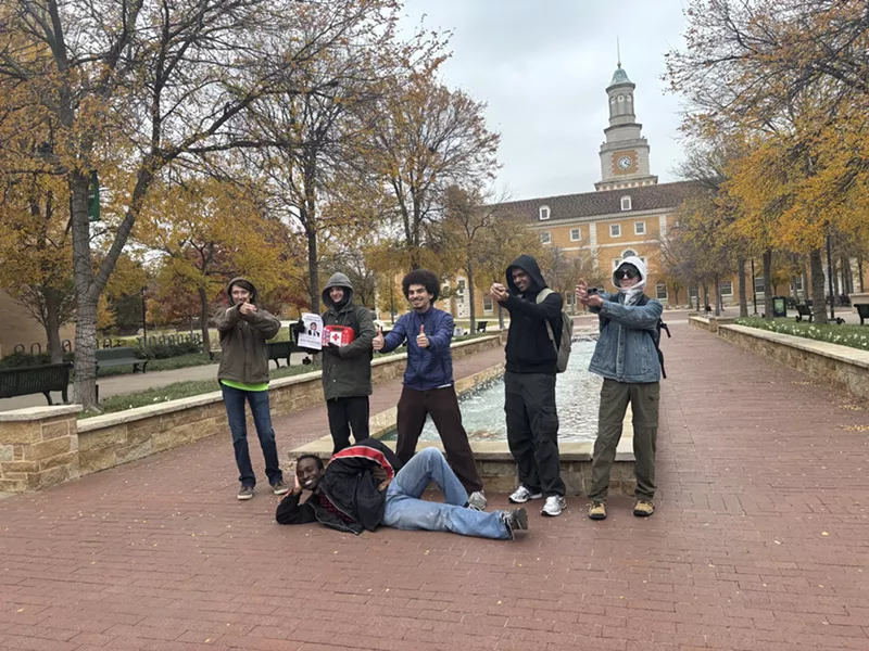 Image: Here's a tip to the people having fun at the Luigi Mangione lookalike contest Friday at UNT: The jokes you make online don't always play well IRL.