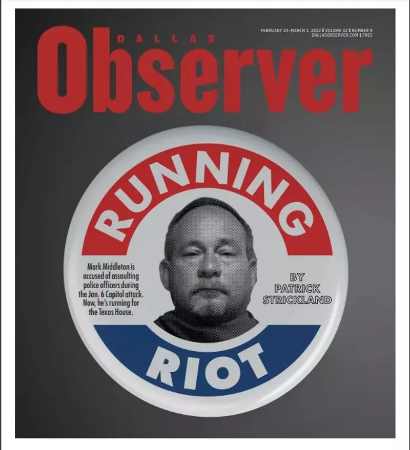 Image: Mark Middleton is one of dozens of alleged Capitol rioters running for office around the country.