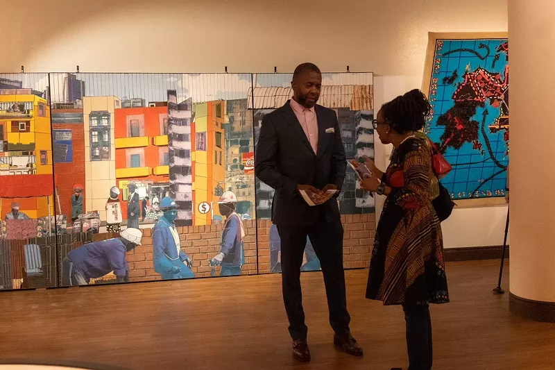 Image: The exhibition If You Look Hard Enough, You Can See Our Future, presents 62 works from the vast art collection held by Nando’s, a restaurant chain based in South Africa.