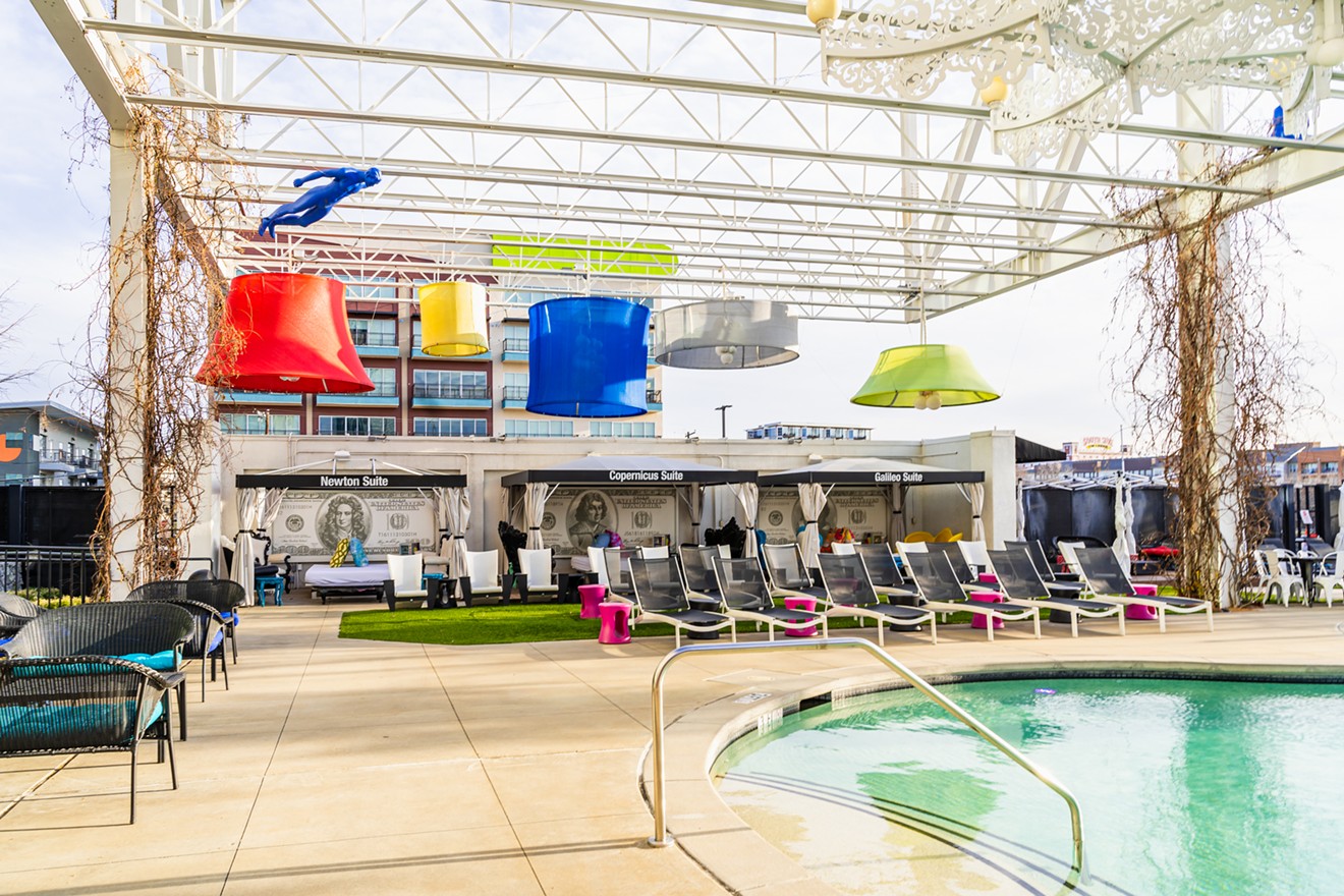 You don't have to be a guest to enjoy the Lorenzo Hotel's funky pool parties.