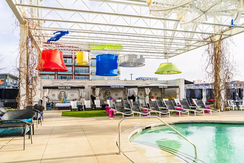 Image: You don't have to be a guest to enjoy the Lorenzo Hotel's funky pool parties.