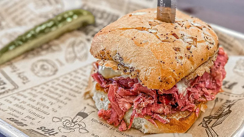 Image: The Cat Shack in Oak Cliff has some wonderfully prepared sandwiches, including a corned beef when available.