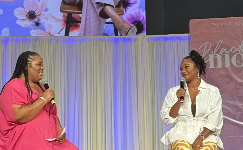 Image: Actress Tatyana Ali Joins Dallas Activists At Second Black Moms Fair