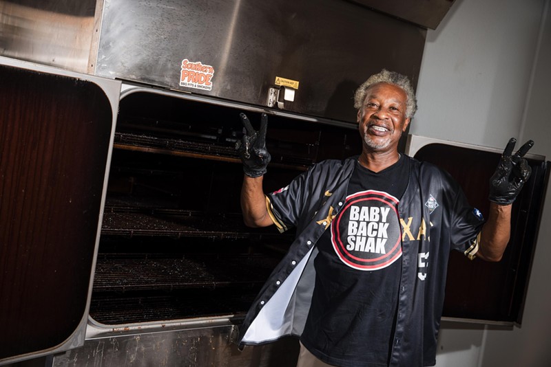 Clarence Cohens originally opened Baby Back Shak in 1995 and after a fire earlier this year is now re-opened.