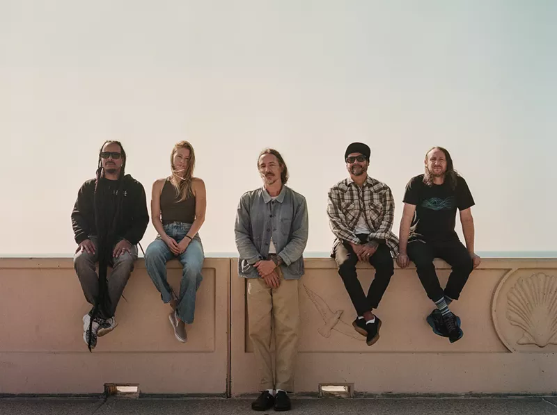 Image: Brandon Boyd (middle), with band Incubus, is not afraid to revisit the past — and do it better.