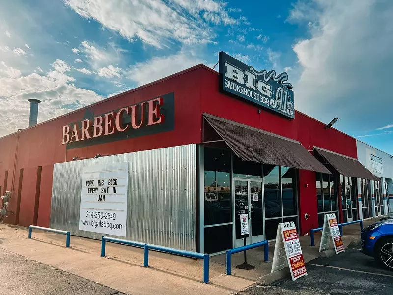 Image: Big Al's Smokehouse BBQ has been a Dallas landmark for 49 years and counting.