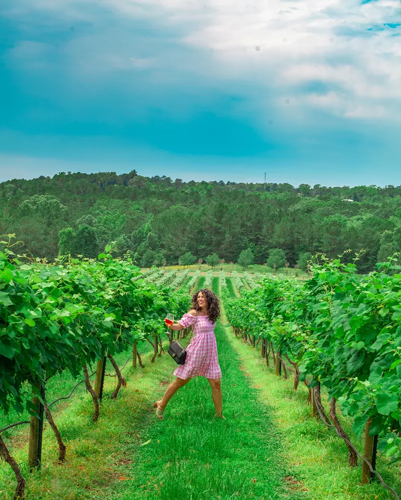 Image: Yes, everywhere you're at it's "wine country," but get to an actual vineyard in Texas.