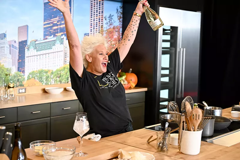 Image: Anne Burrell on the Food Network