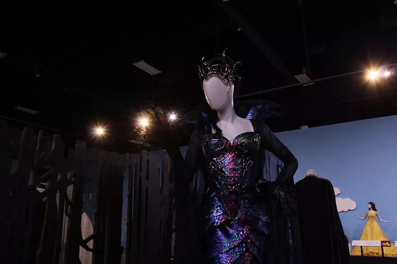 Image: Heroes & Villains: The Art of the Disney Costume on display at Arlington Museum of Art.