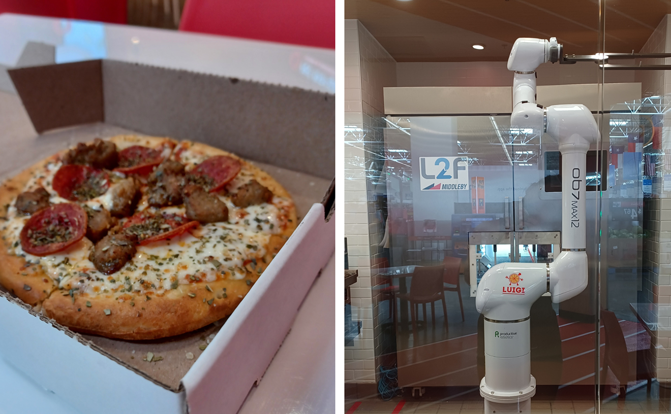 We Try Artificial Intelligence Pizza at the Walmart in Frisco