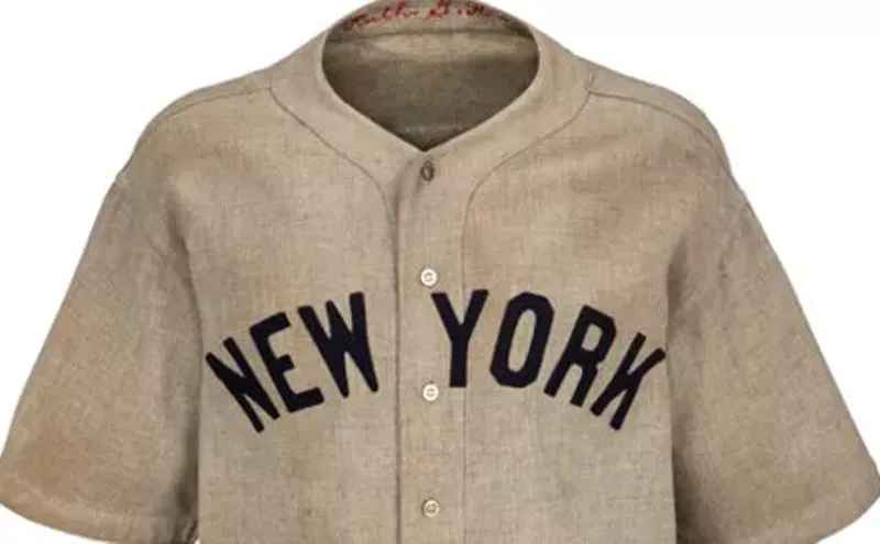 Image: Babe Ruth’s 'Called-Shot' Jersey Breaks Sports Memorabilia Record in Dallas