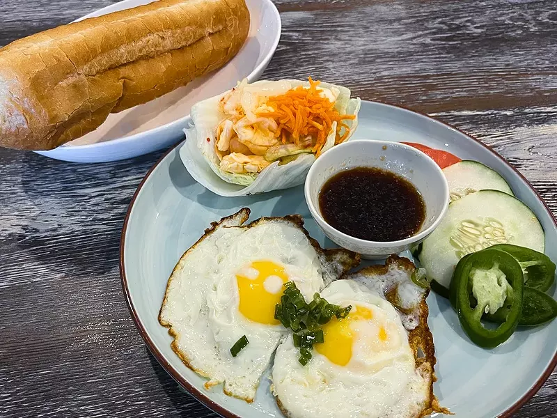 Image: Build your own banh mi at Bep Nha.