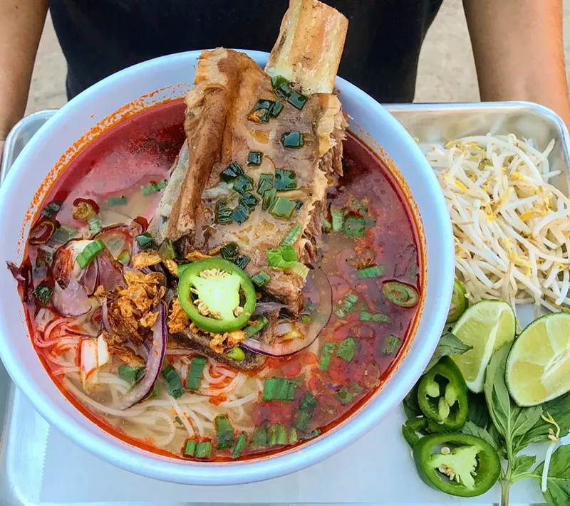 Image: Short Rib Angry Pho at Cris and John.