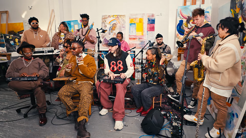 Image: A still from Cure For Paranoia's Tiny Desk submission.