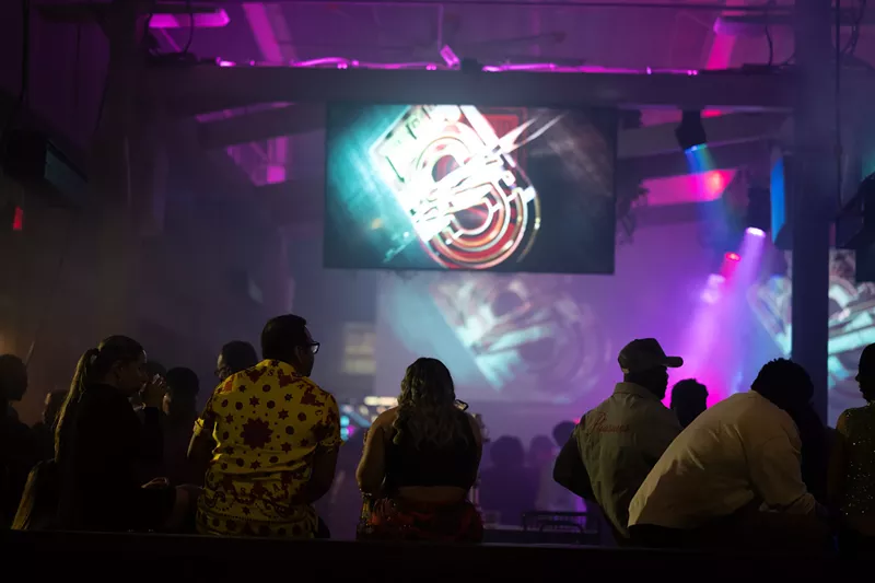 Image: Bottled Blonde, a nightclub in Dallas.
