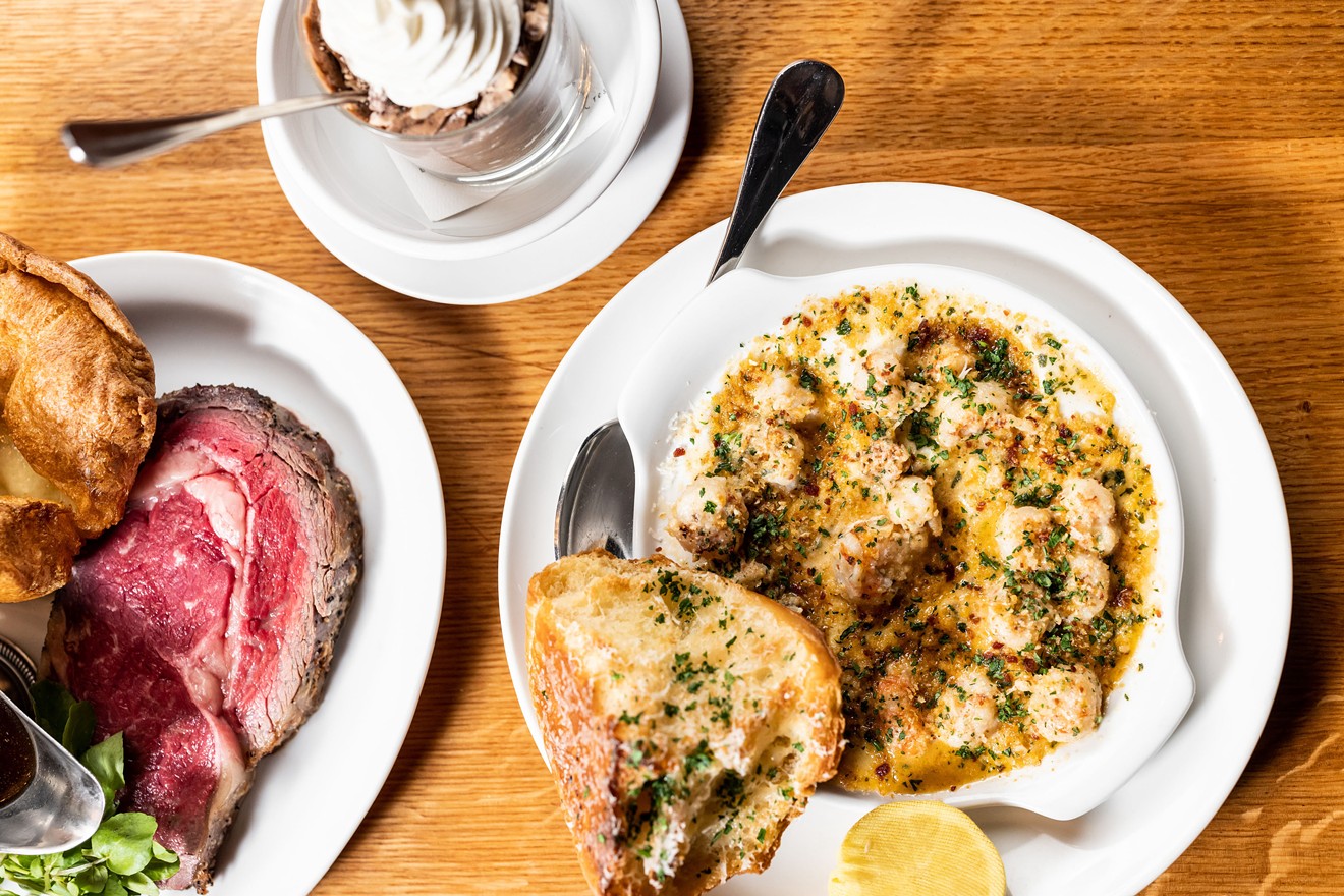 Brass Ram is an opulent take on the prime rib steakhouse.