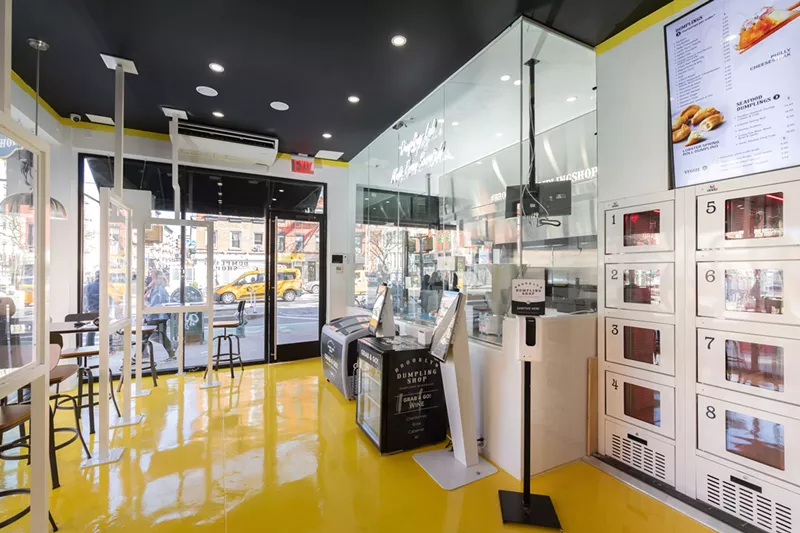 Image: The concept has a small storefront but zero human interaction.