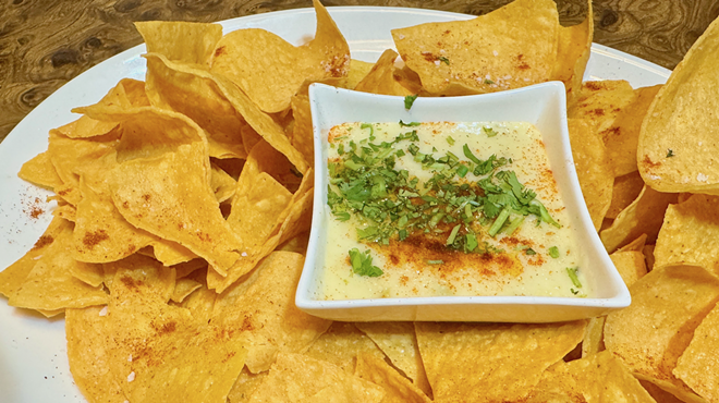 Queso and chips at Campo Verde