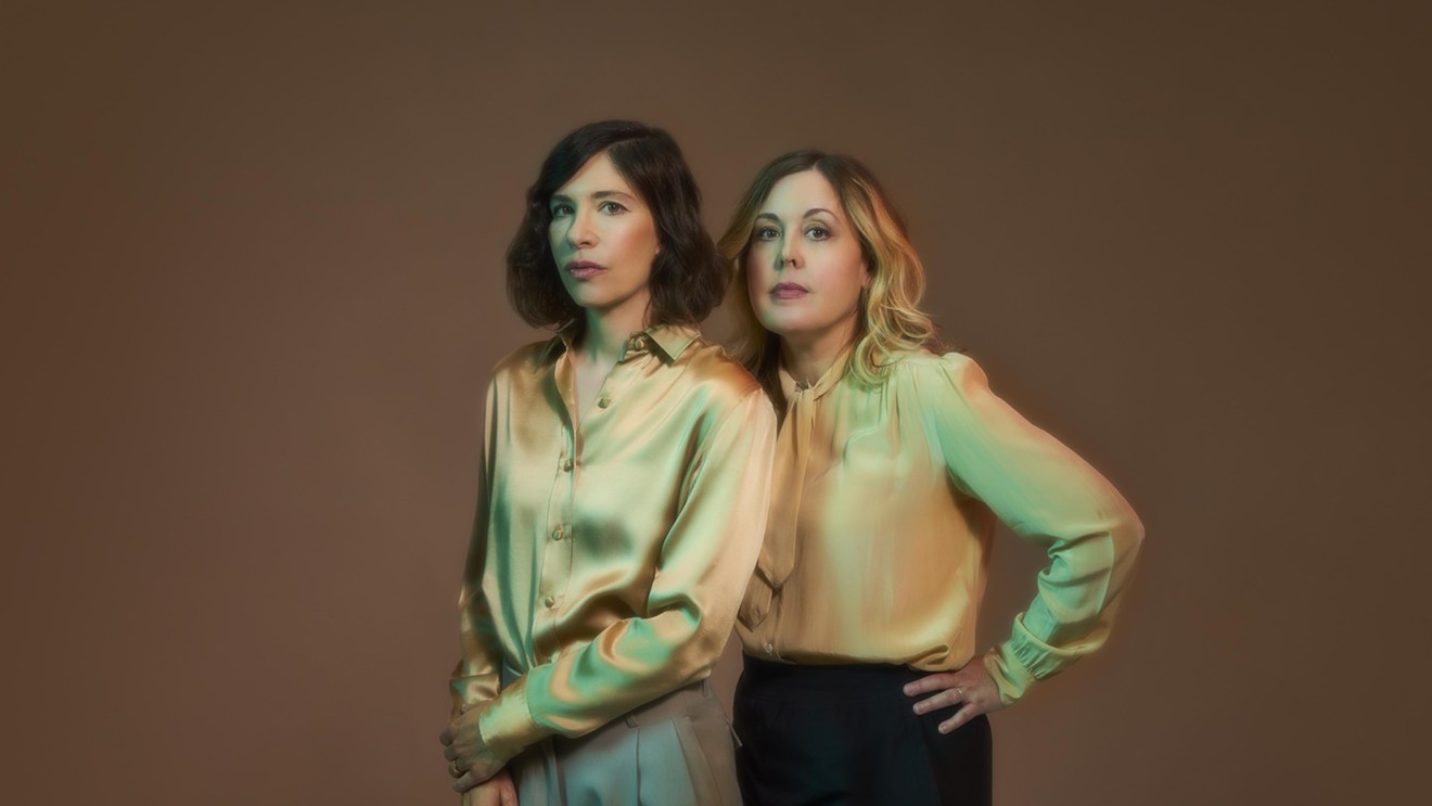 Carrie Brownstein (left) and Corin Tucker of Sleater-Kinney will play at The Studio at The Factory on March 5.