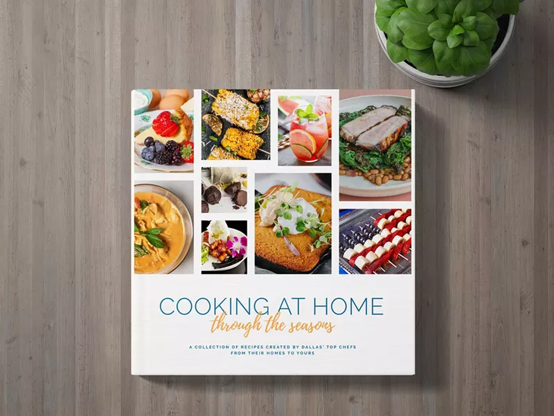Image: For the second year in a row, the Dallas 24 Hour Club has published a cookbook featuring recipes from local chefs in a mission to raise money for their addiction recovery foundation.