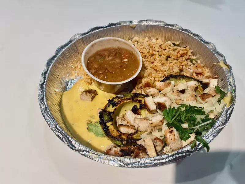 Image: stuffed avocados at chiloso