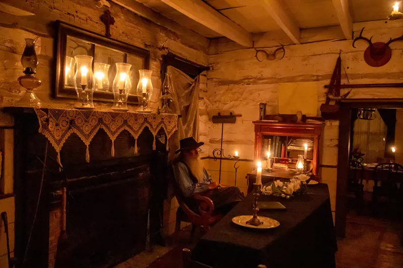 Image: The scares are vintage at Dallas' Old City Park.