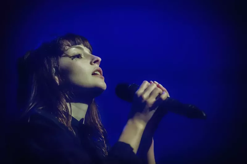 Image: Chvrches playing at the Factory in Deep Ellum in 2017.
