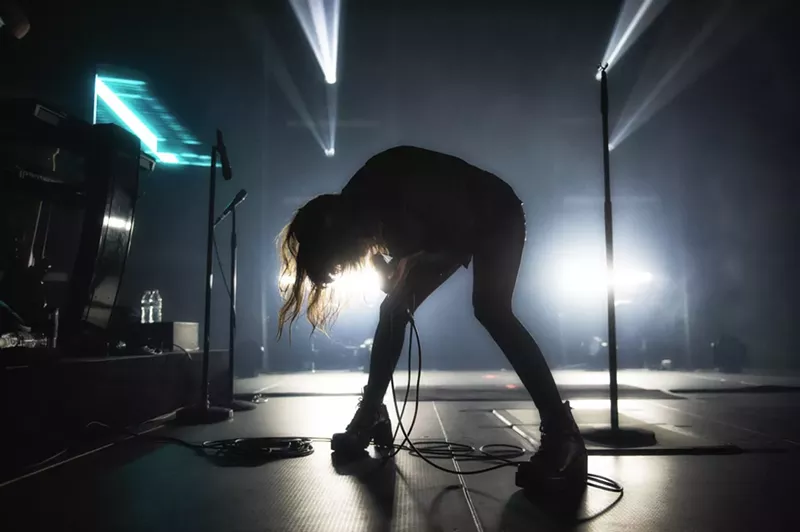 Image: Chvrches at the Bomb Factory