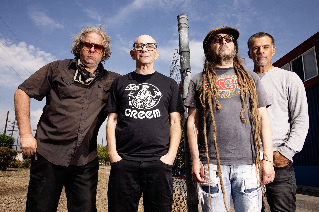 Keith Morris (second from right) and his band Circle Jerks play Dallas on Sept. 1.