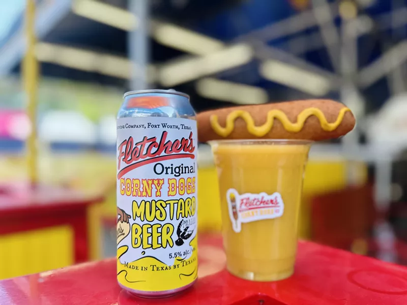 Image: The new beer from Martin House is said to taste like "mustard with a boozy kick" and you should dip your corn dog in it.