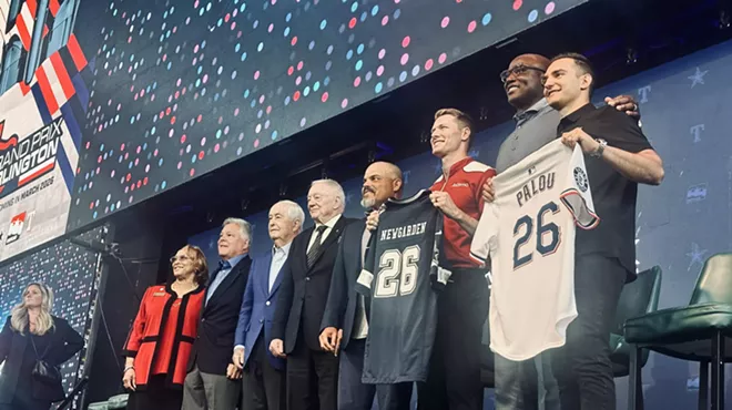 As star-studded lineup of athletes and magnates announced the Arlington Grand Prix at Texas Live.