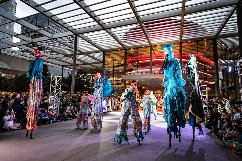Image: The Dallas Arts District's "Changing Perspectives" Block Party in 2022.