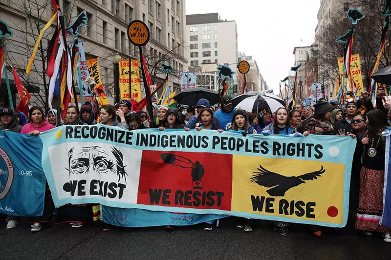 Image: standing rock protest