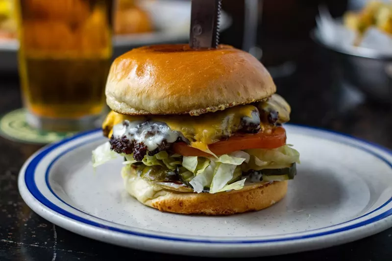 Image: A cheeseburger and a side of fries are only $14 at Hillside Tavern on Wednesdays.