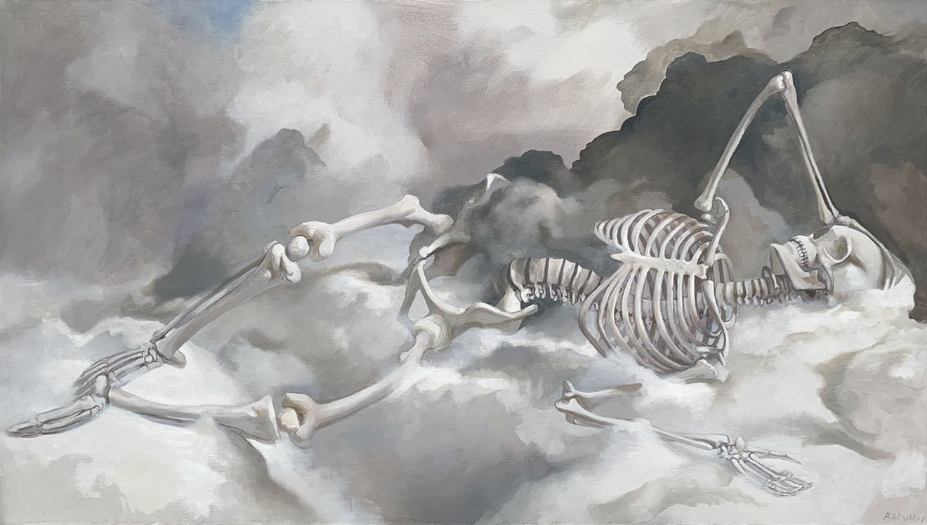 Barnaby Fitzgerald's "Morte d’io" is one painting we're excited to see coming up.