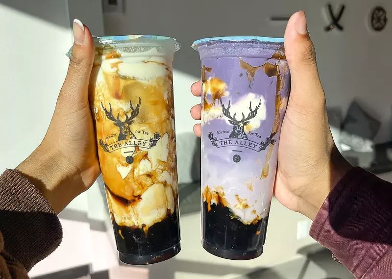Image: Ombréd drinks come in large portions and a spectacle of colors.