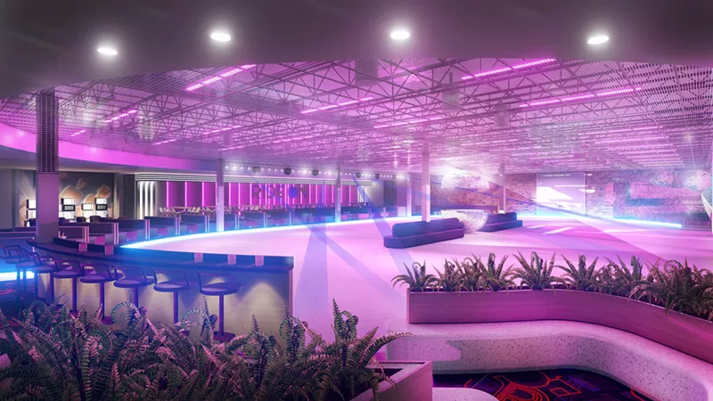 Image: A new adults-only roller rink, restaurant and bar is coming to the Design District.