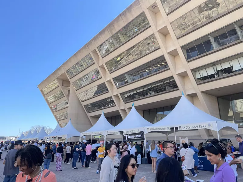 Image: A new study says Dallas isn't all that fun, but how many cities have brunch festivals hosted by the Observer at City Hall?